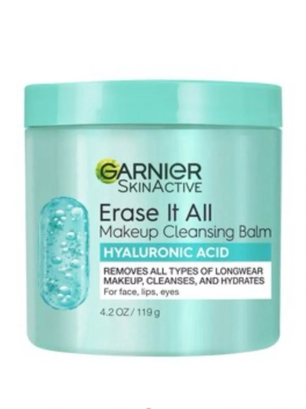 Garnier duo with bright green toiletry bag